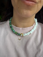 Luna Pearl necklace - African Shells