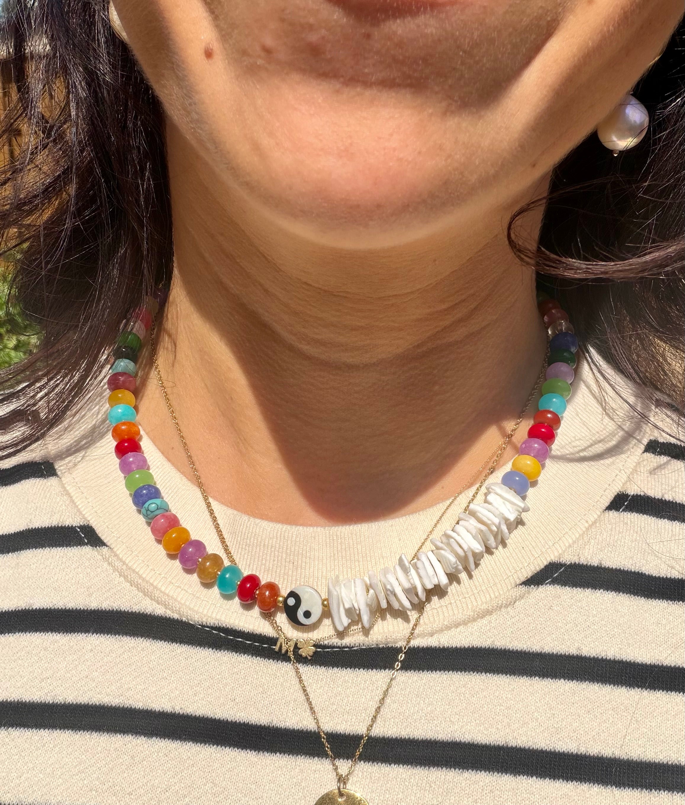 Mixed Smiley Necklace - Balance