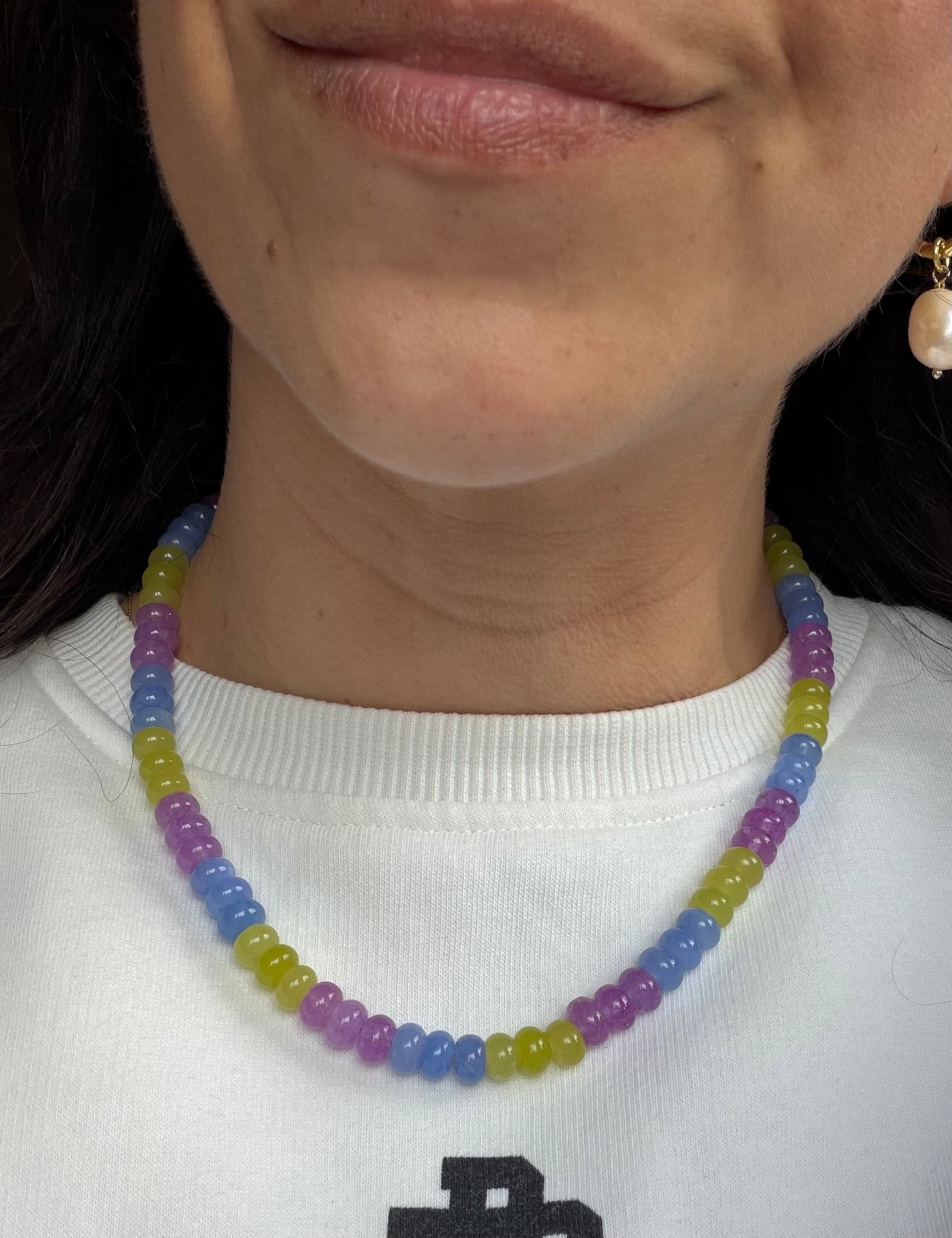 Gem mix necklace - summertime
