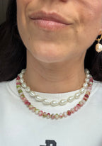 Mix gem necklace - Watermelon
