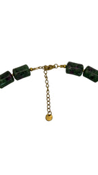 Epidote necklace