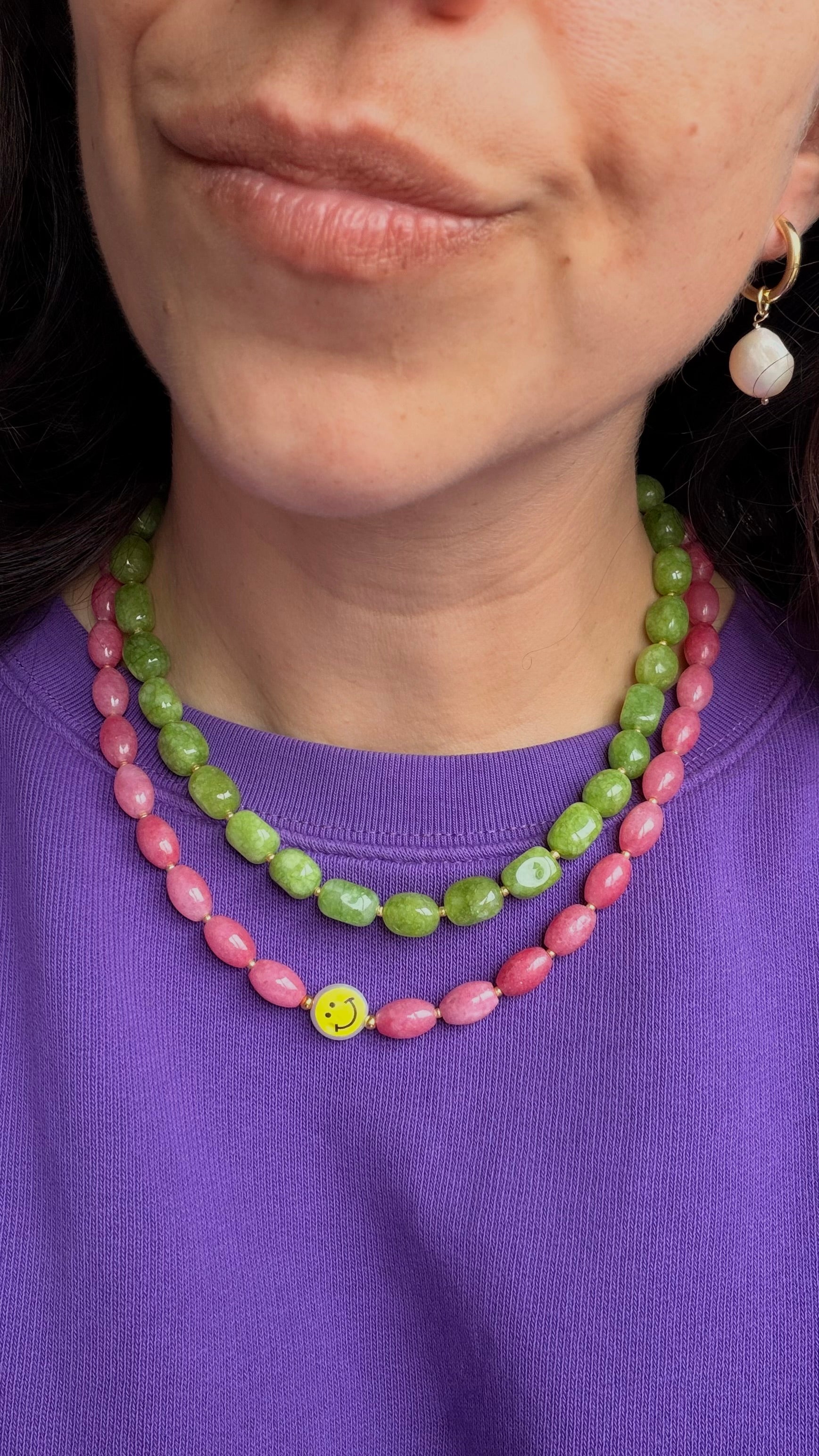 Timeless necklace - Peridot love