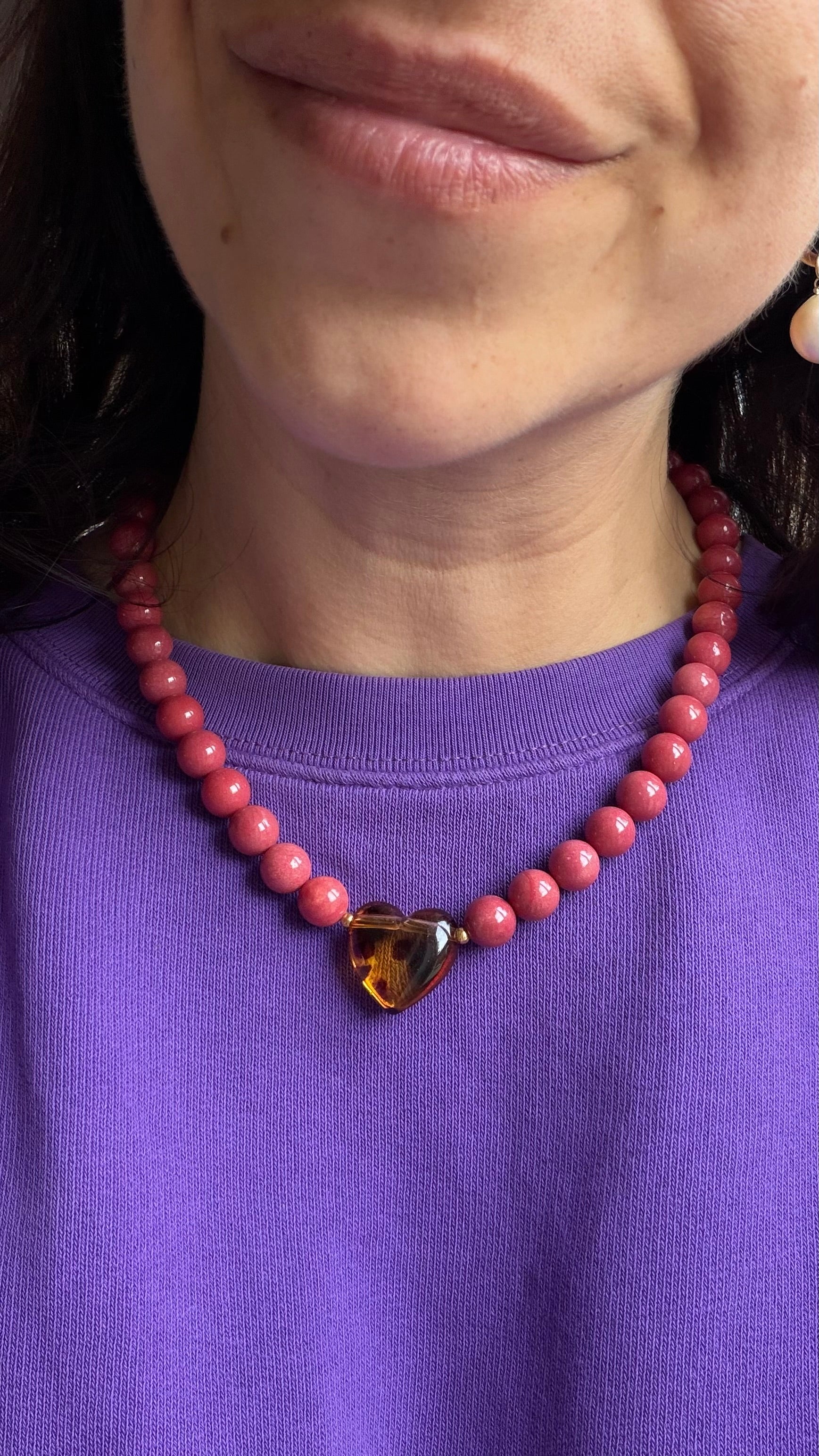 Timeless necklace - Pink Alxa