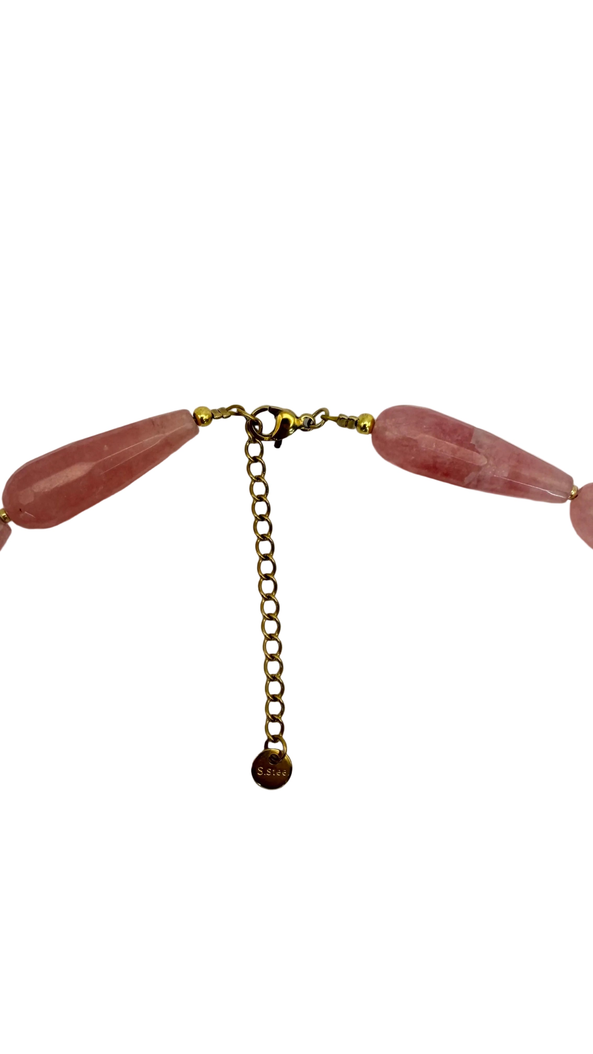 Pink serenity necklace