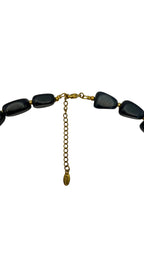 Blue chalcedoon necklace