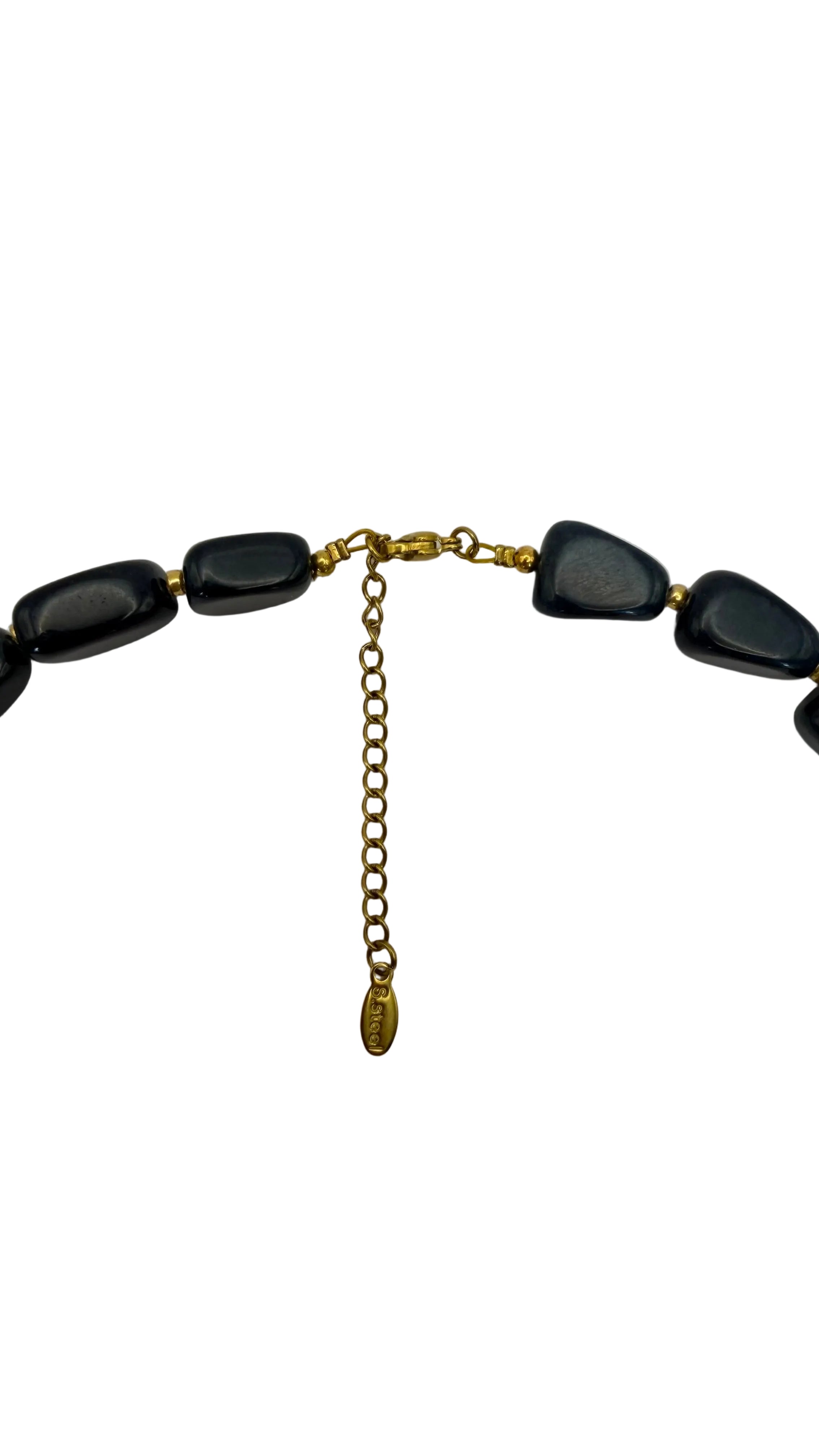 Blue chalcedoon necklace