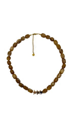 Citrine & stars necklace