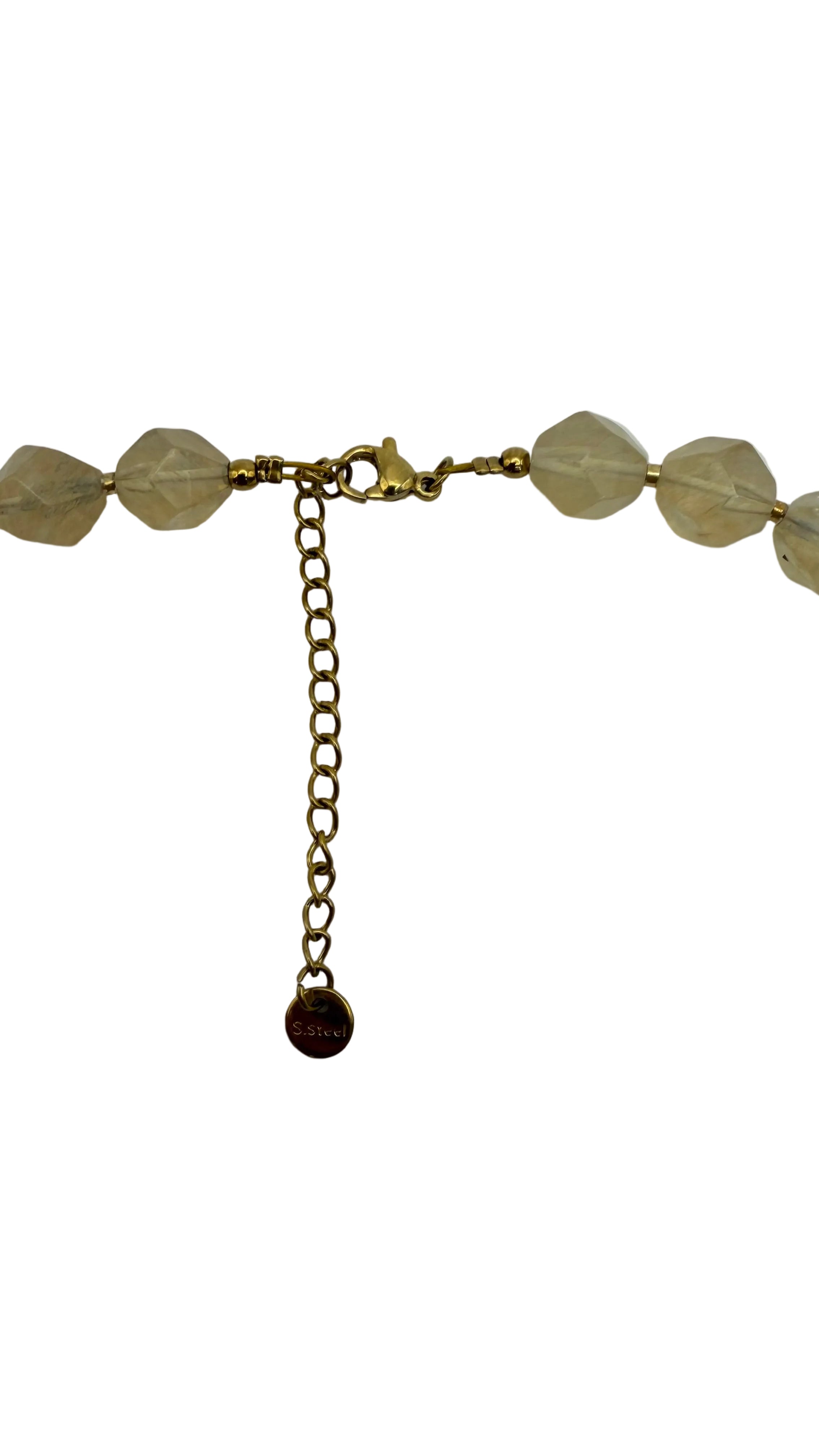 Turtle & citrine necklace
