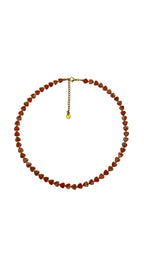 Small hearts necklace - Orange