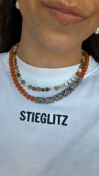Timeless necklace - Jade & Jaspis