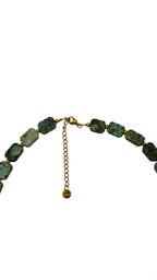 African turquoise flats necklace