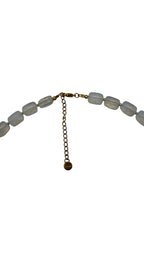 Lab created opal necklace