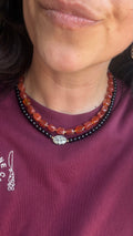Onyx & Jaspis necklace