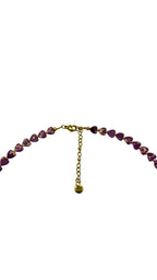 Small hearts necklace - Pink