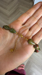 Unakite necklace