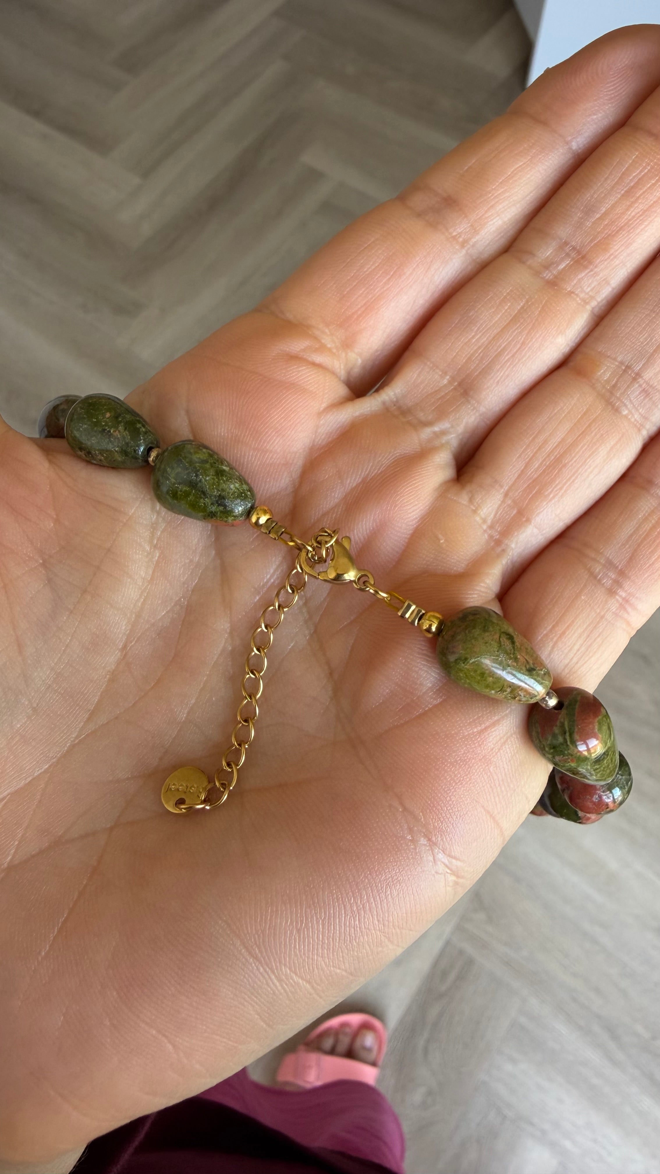 Unakite necklace