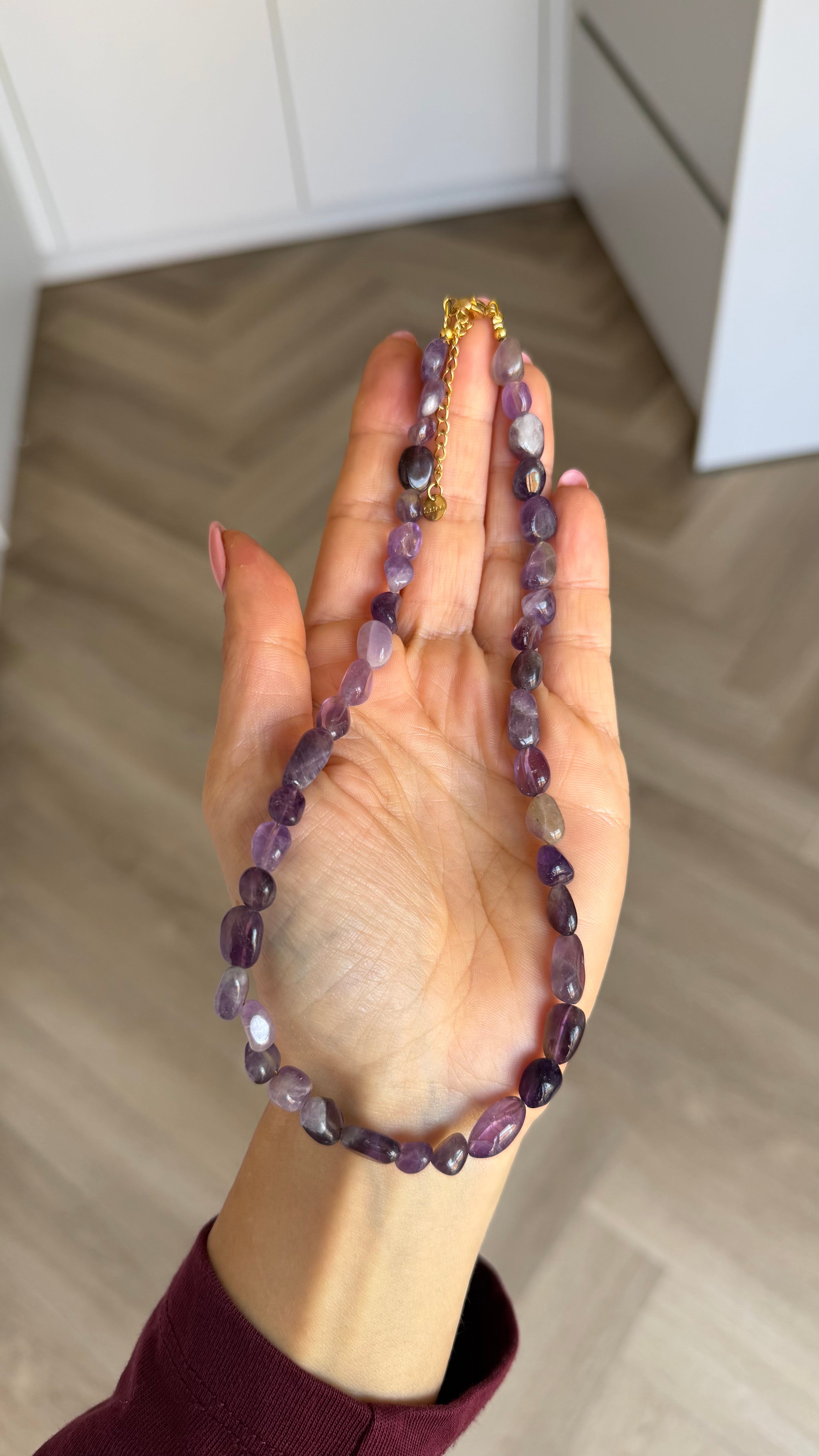 Small amethist necklace