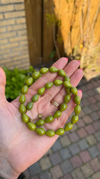 Olive drops necklace