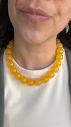 Chunky balls necklace - Sunshine