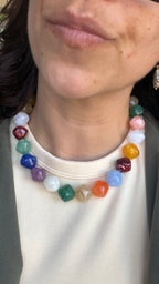 Chunky balls necklace - Color pops