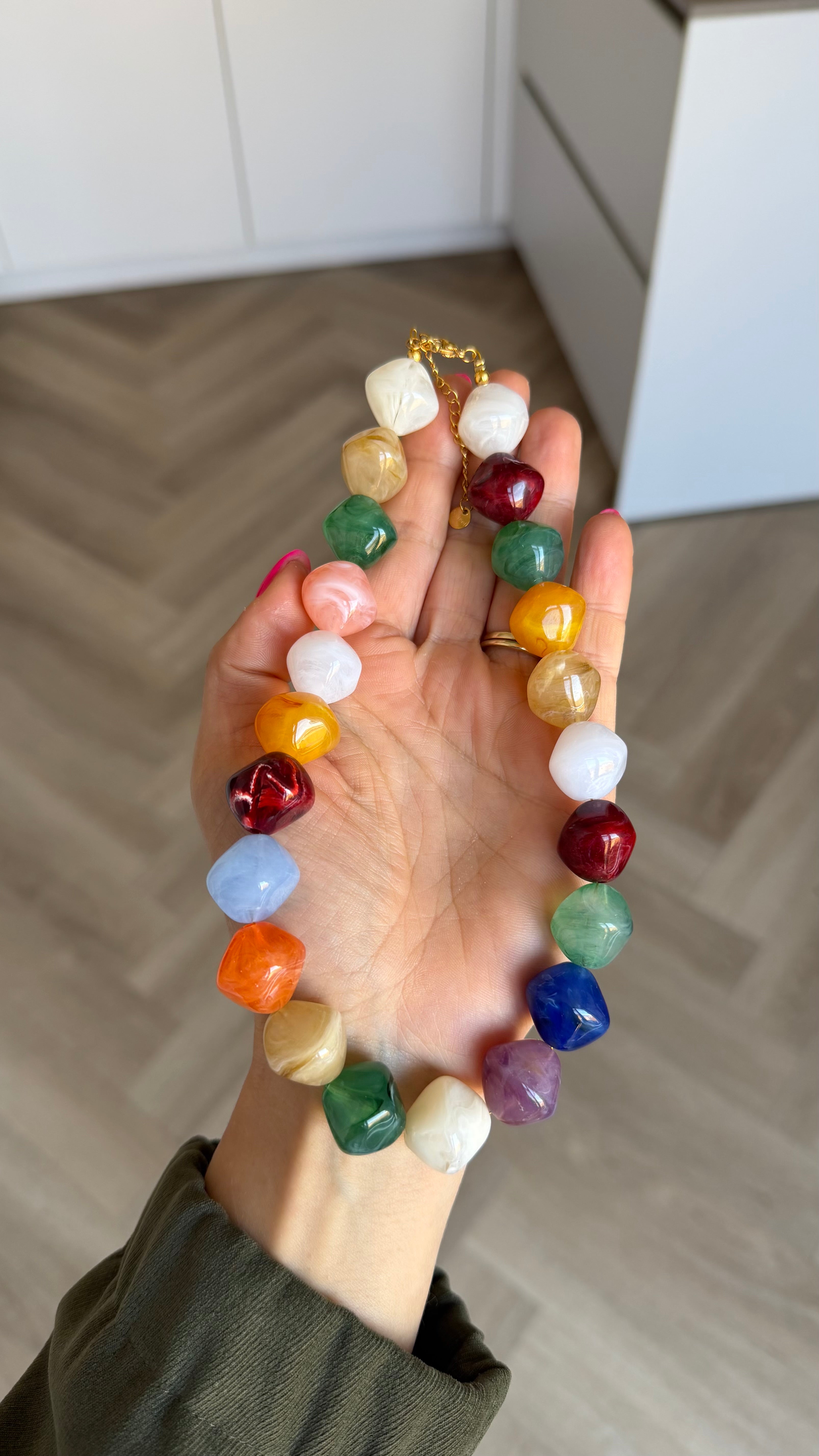 Chunky balls necklace - Color pops