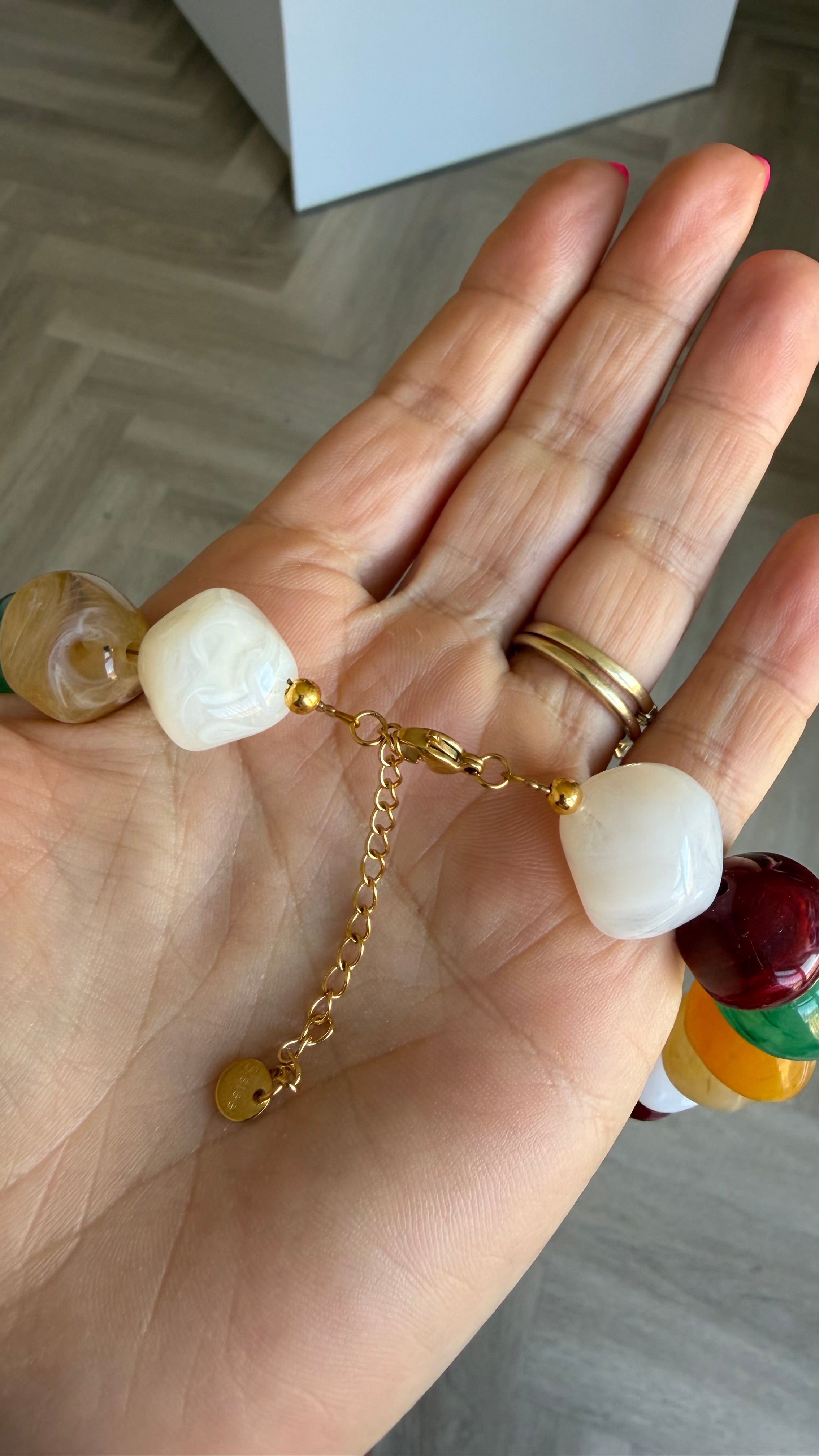Chunky balls necklace - Color pops