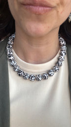 Chunky balls necklace - Panthère