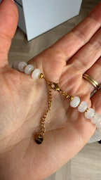 Yin yang necklace - Rock crystal