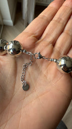 Chunky Balls necklace - Silver