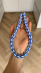 Chunky balls necklace - Blue circus