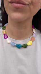 Acrylic necklace - Colorful 2.0