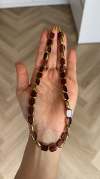 Acrylic necklace - Sugar Honey