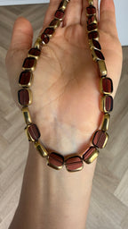 Acrylic necklace - Sugar Honey