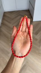 Timeless necklace - Lipstick Red