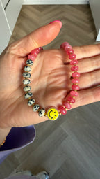 Smiley Necklace - Strawberry smile