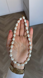 Drops of pearl necklace