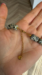 Statement Necklace Jaspis Tubes