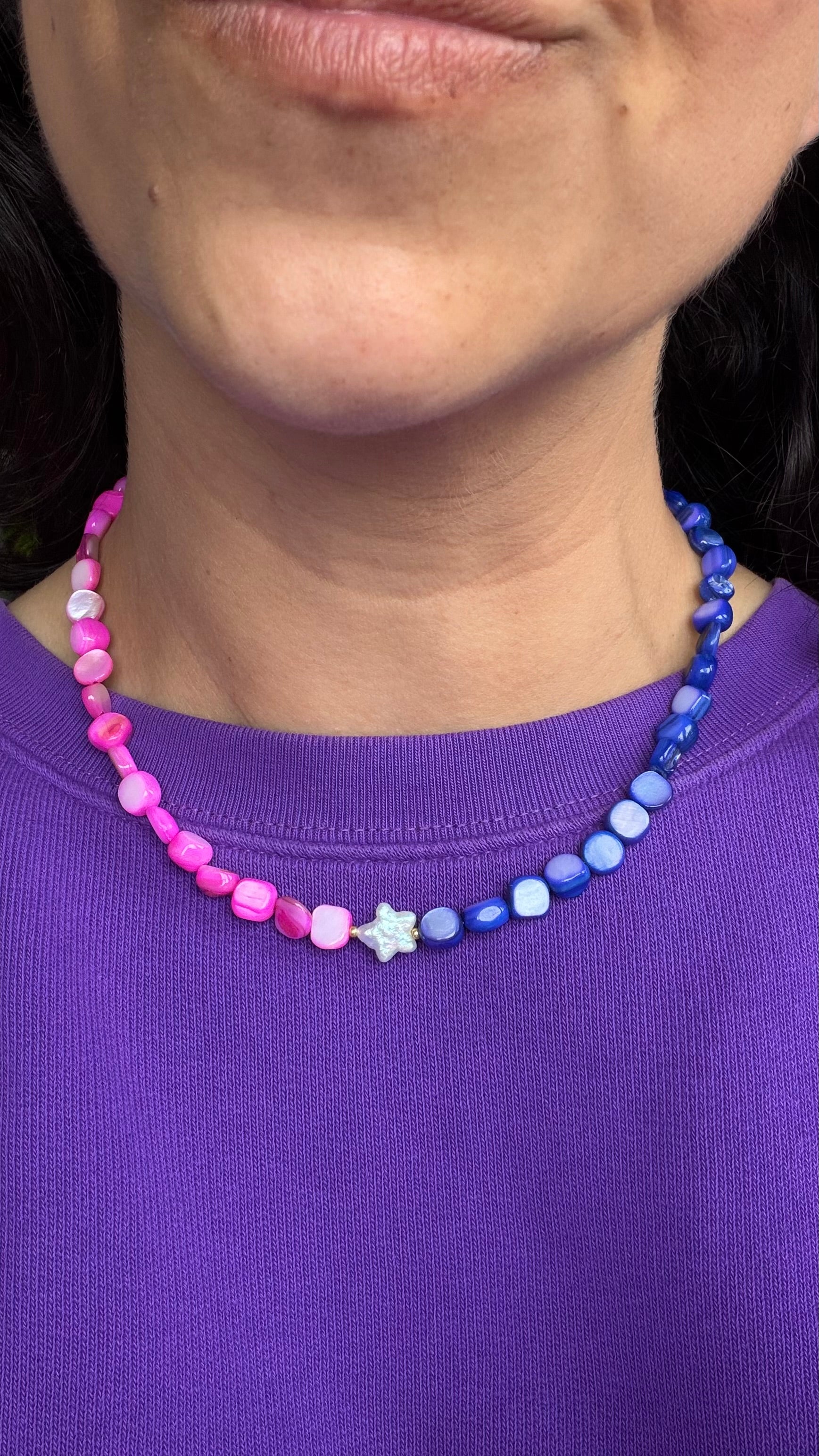 Pearl Star Eclipse Necklace