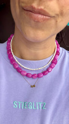 Pink Jade Necklace