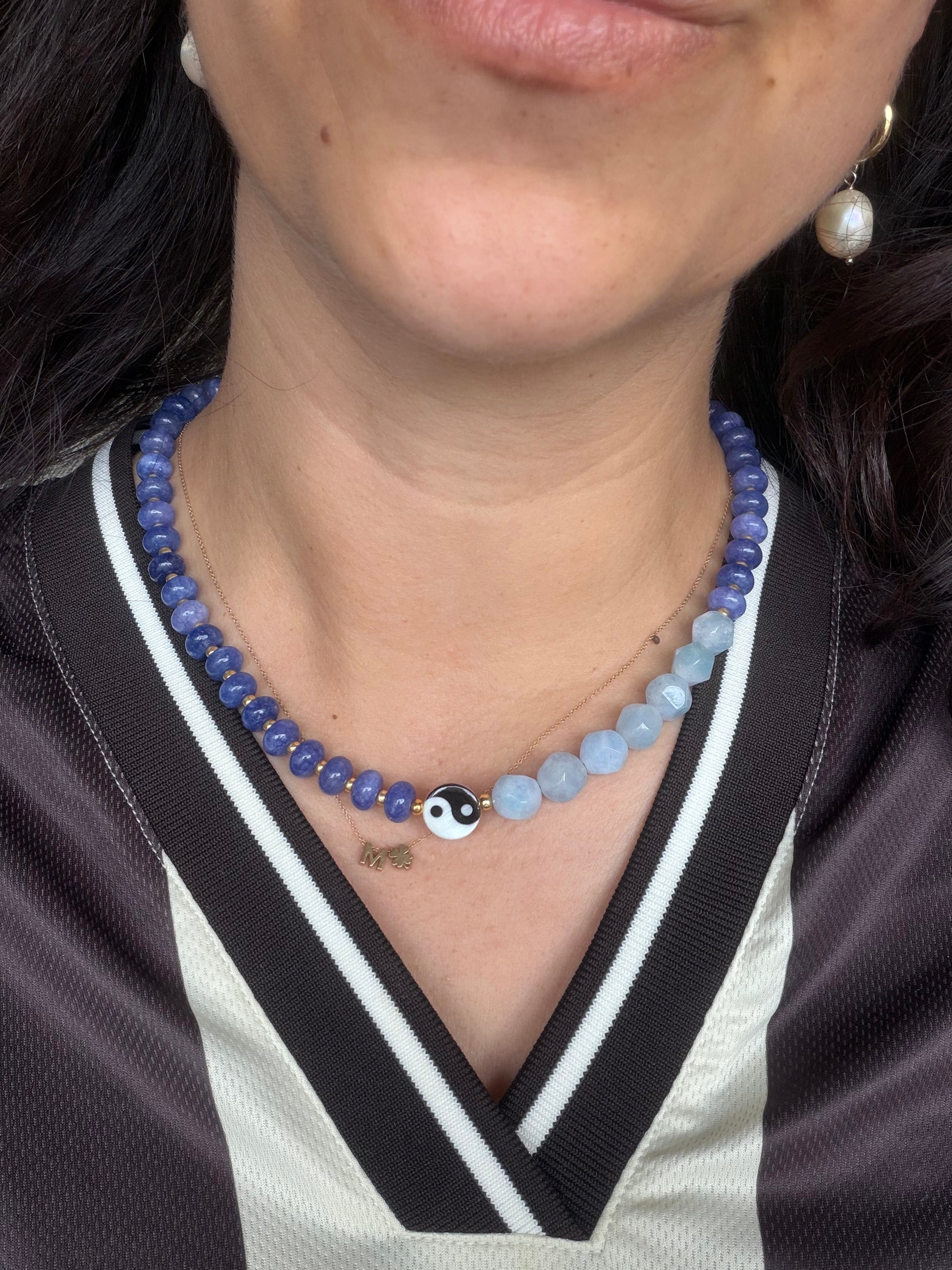 Yin yang necklace - Bluey