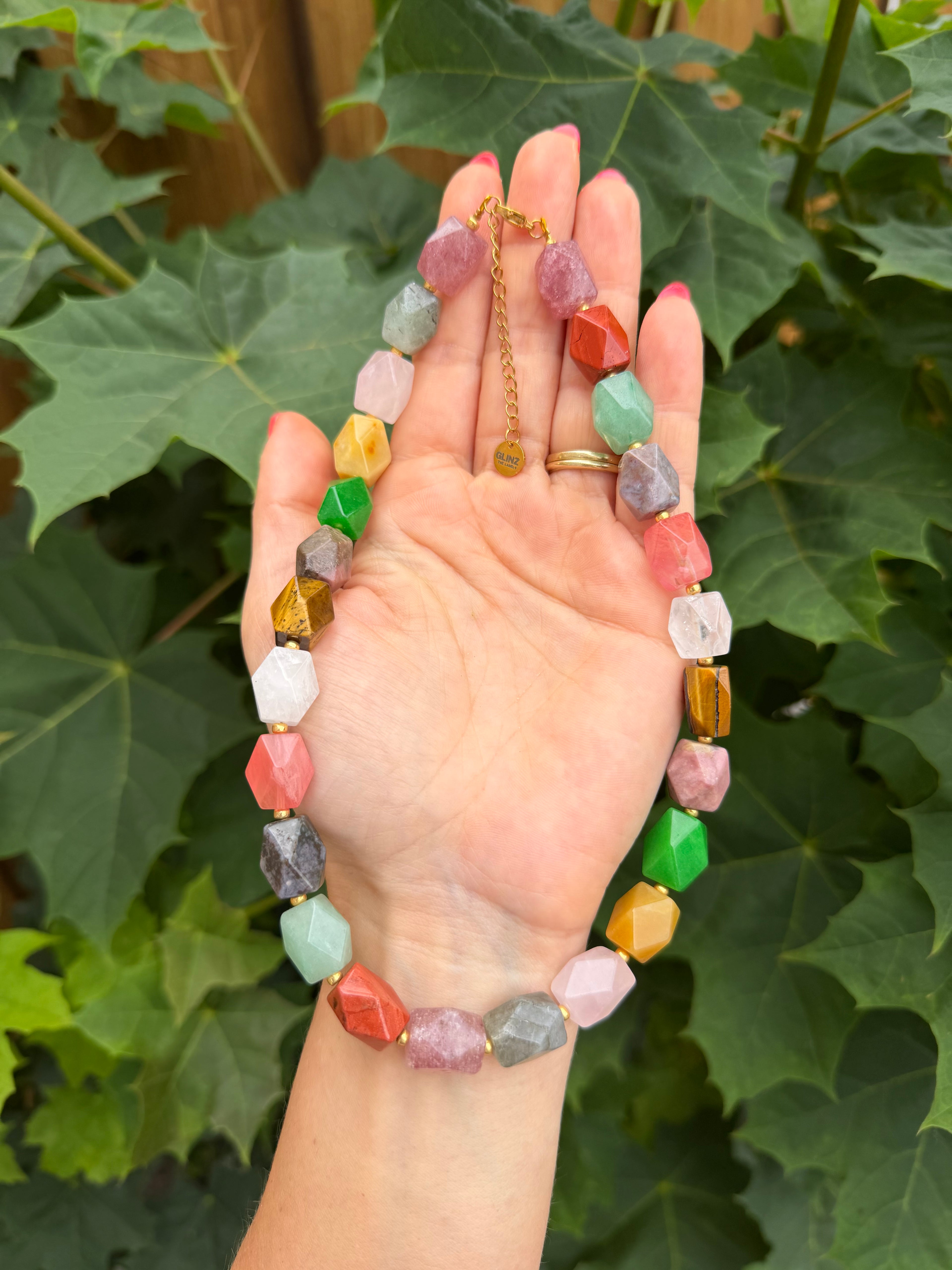 Geo Necklace Multicolor