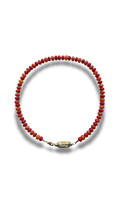 Wishbox necklace Orange & Red