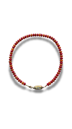 Wishbox necklace Orange & Red