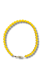 Bright Yellow Wishbox necklace