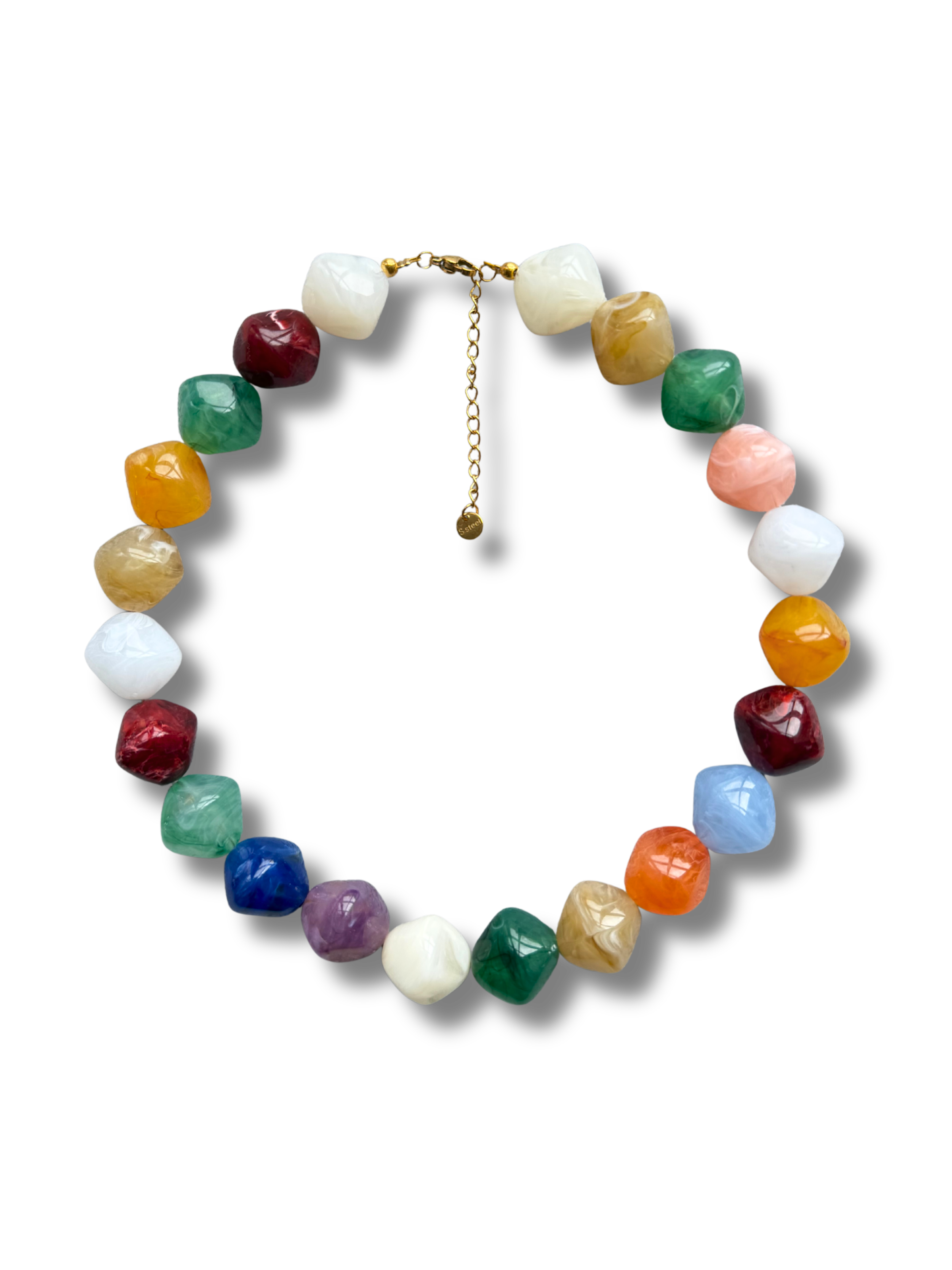 Chunky balls necklace - Color pops