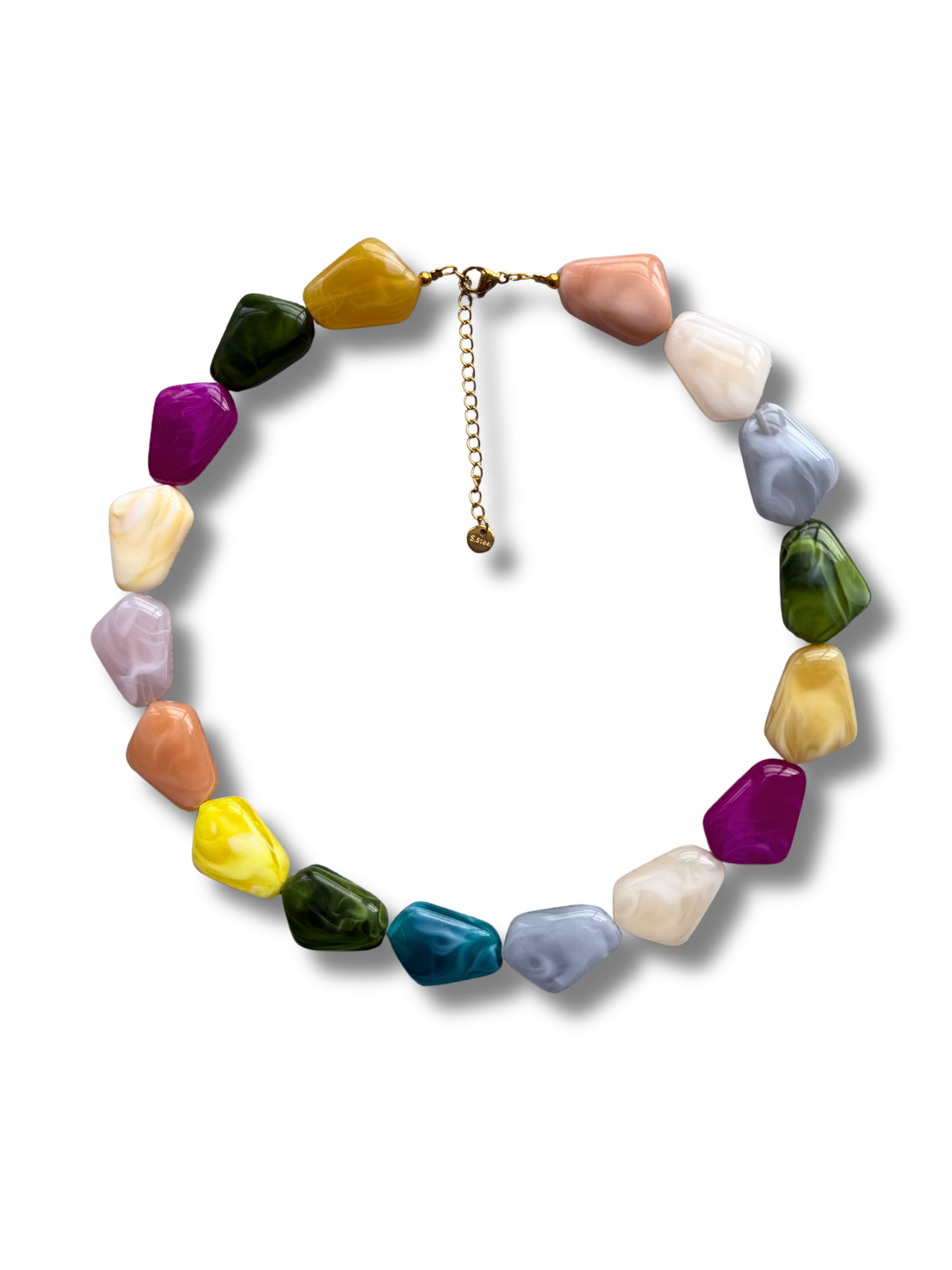 Acrylic necklace - Colorful 2.0