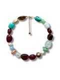 Acrylic necklace - Retro multicolor