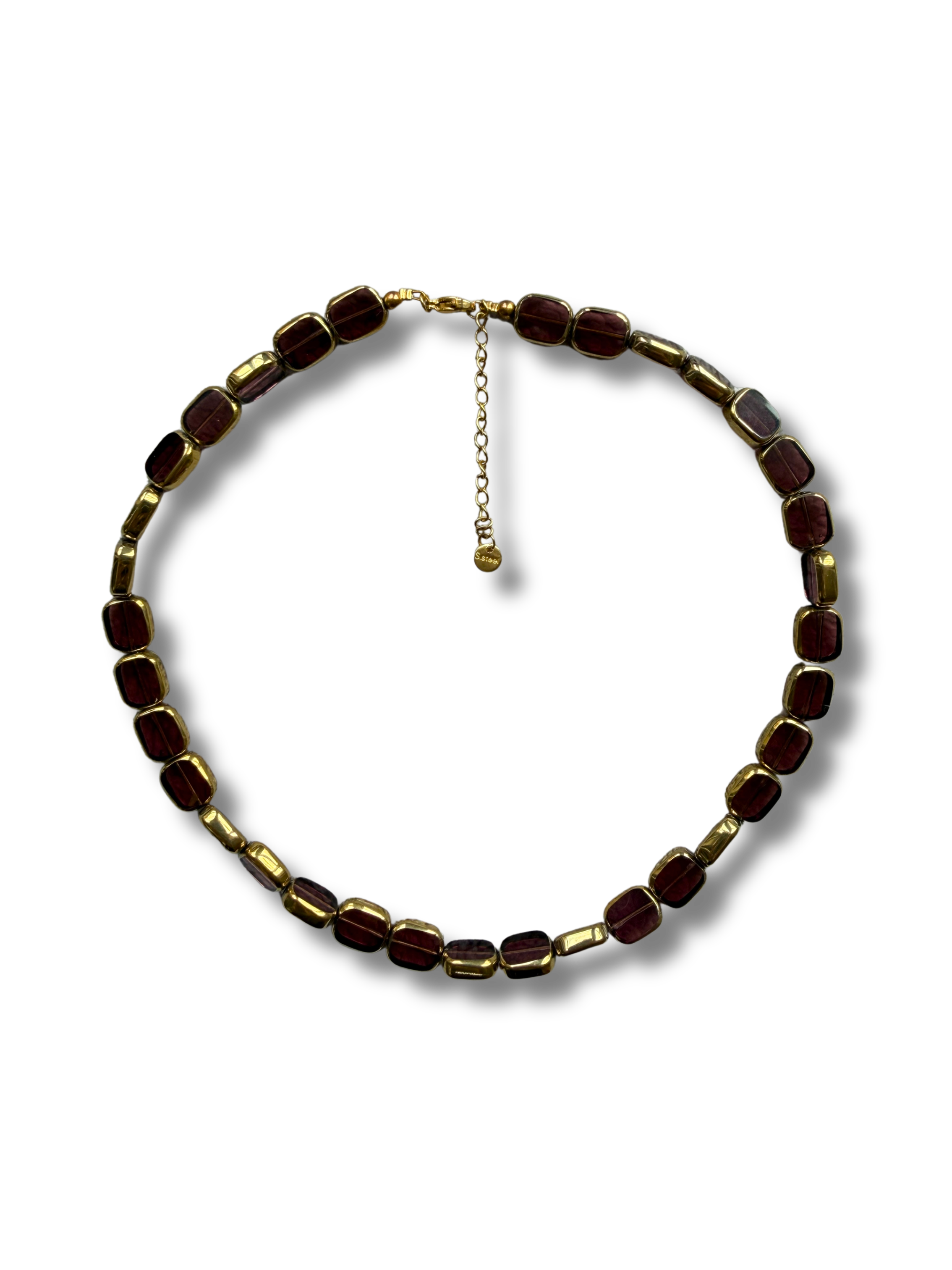 Acrylic necklace - Sugar Honey