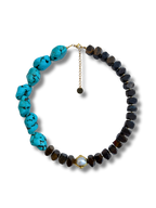 Luna Pearl Necklace - Eye of the tiger