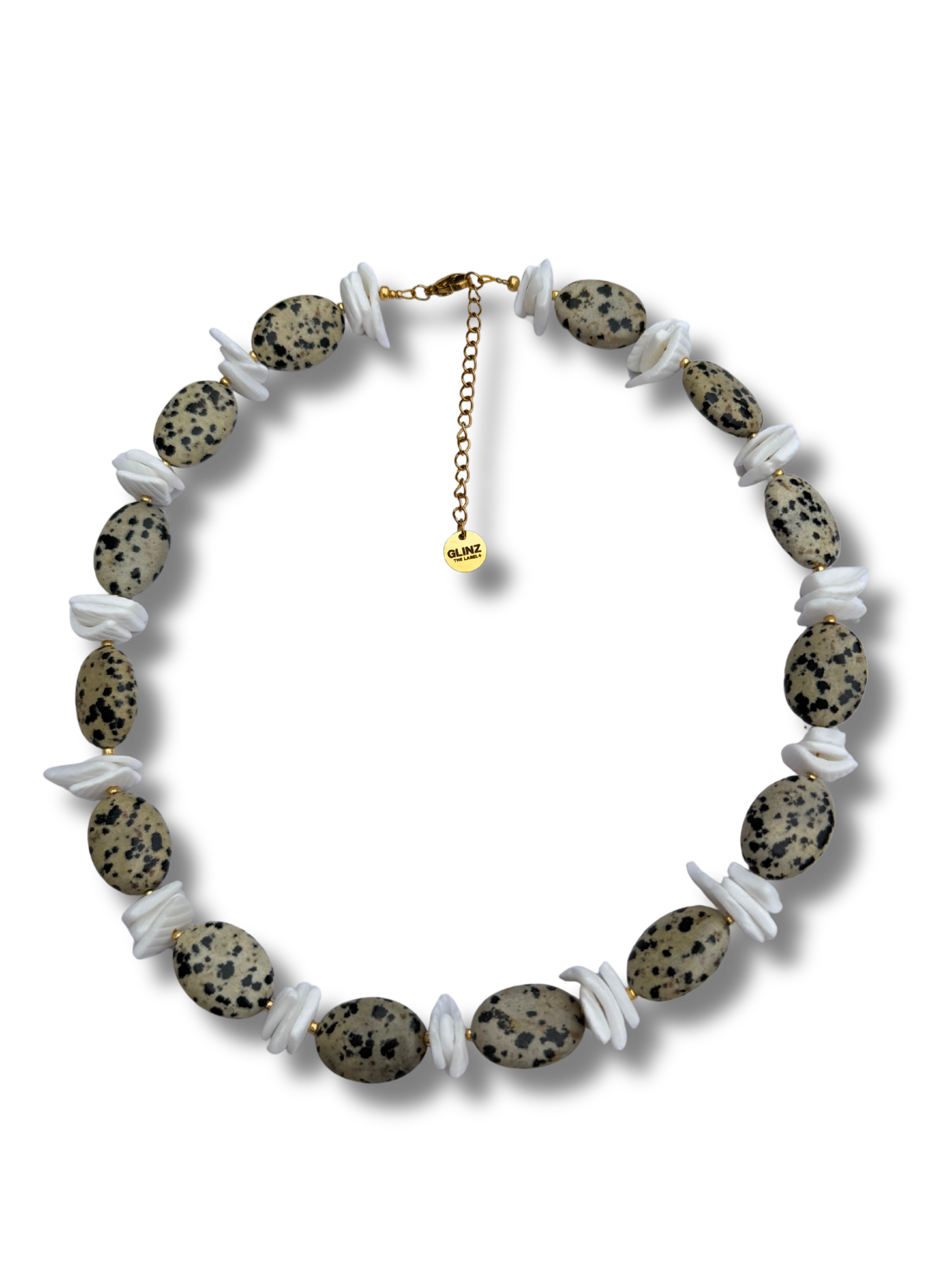 Jaspis & Shells necklace